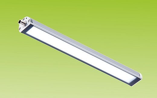 Ilustración de la luminaria LED para máquinas | Luminaria LED de superficie | TUBELED_40_II - LED2WORK