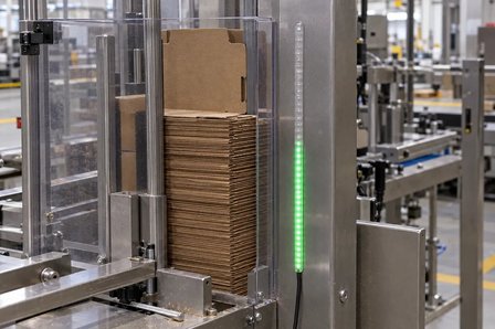 Packaging: Livello di riempimento di magazzino e contenitore