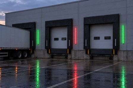 Rampa di scarico: Stato di attracco al portone
