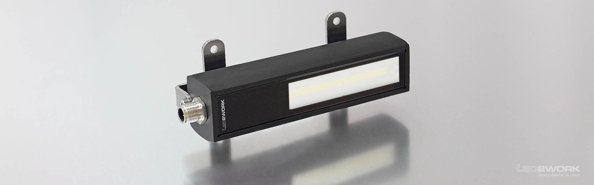 Illustration of LED machine light | LED surface mounted light | MIDILED_Aufbau - LED2WORK