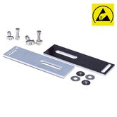 PROFILED / SYSTEMLED EVO Montagesatz für T-Nut Träger, flach, mit ESD Isolation (1 Paar)