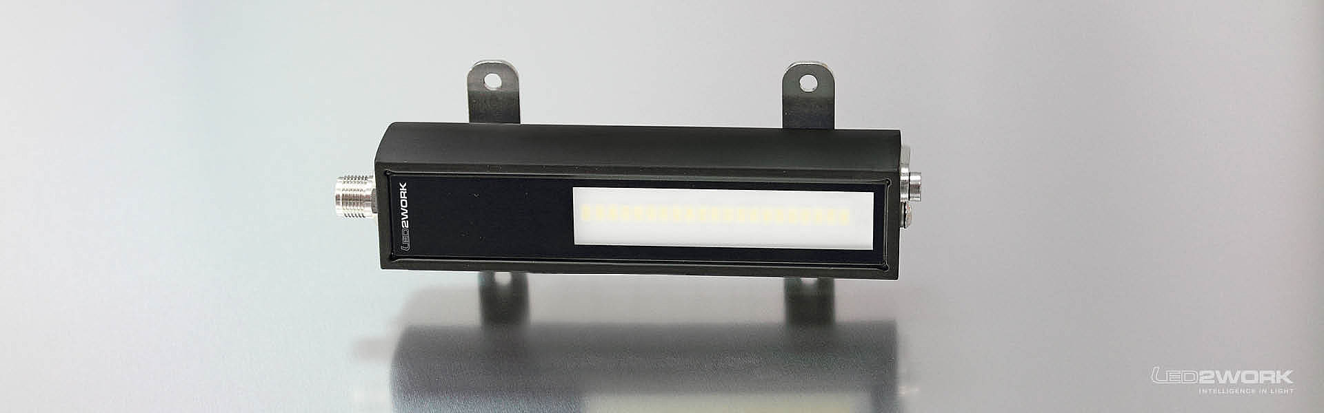 Illustration of LED machine light | LED surface mounted light | MIDILED_Aufbau - LED2WORK