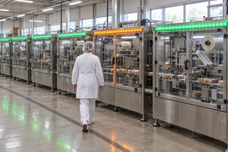 Macchina confezionatrice: Stato per cella