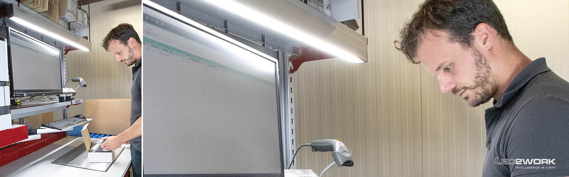 Abbildung der LED Profilleuchte | LED Werkbankleuchte | PROFILED von LED2WORK