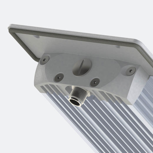 M12 connection of LED machine light | LED recessed light | FIELDLED EVO recessed - LED2WORK