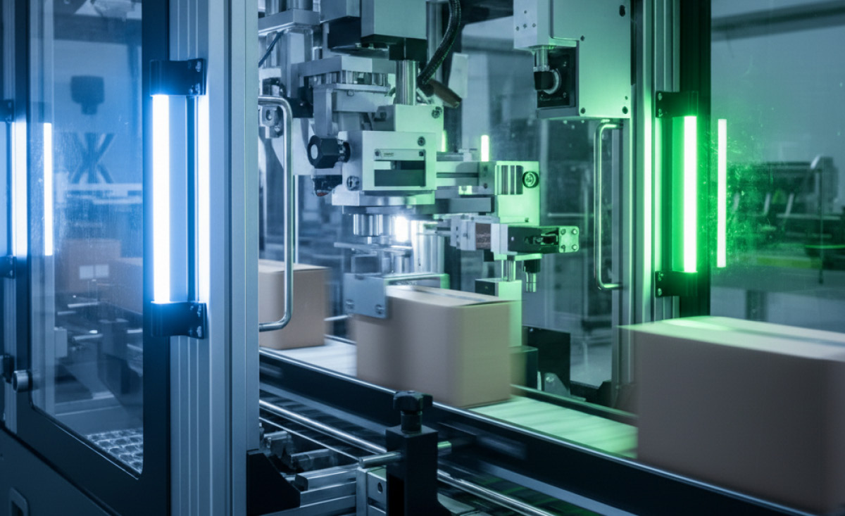 Anwendungsbilder Maschinenleuchten mit Singalfunktion