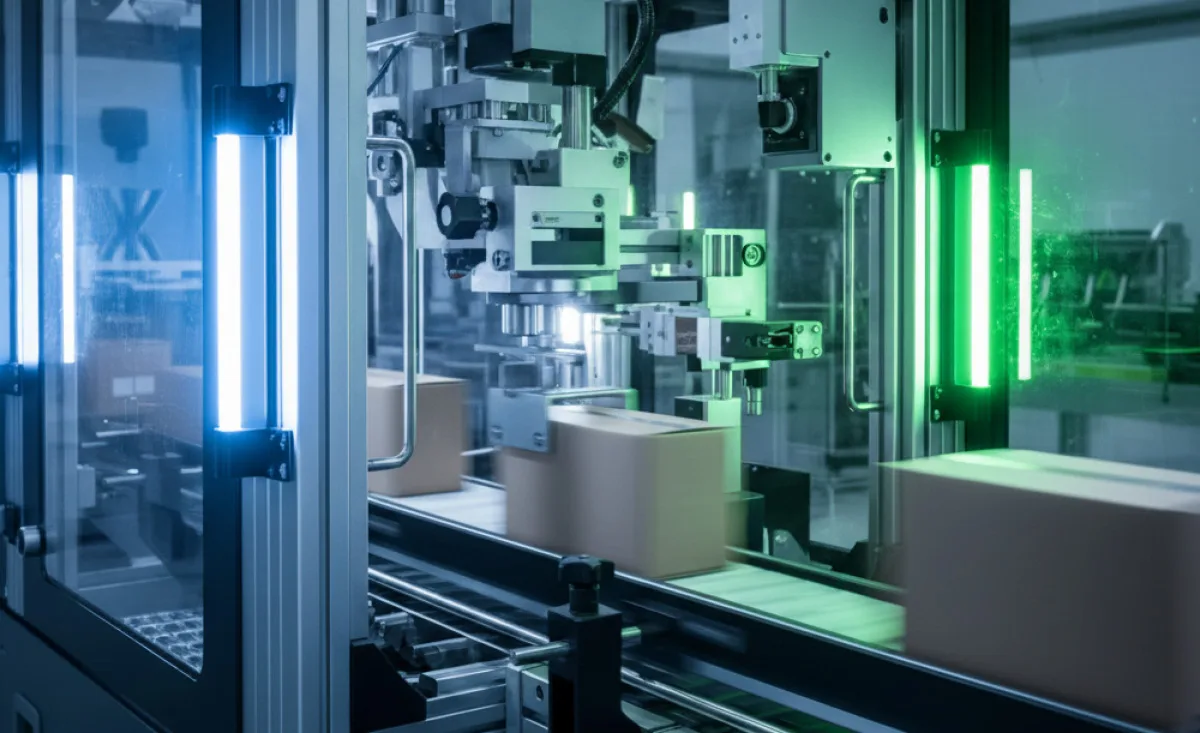 Application images of machine lights with signal function